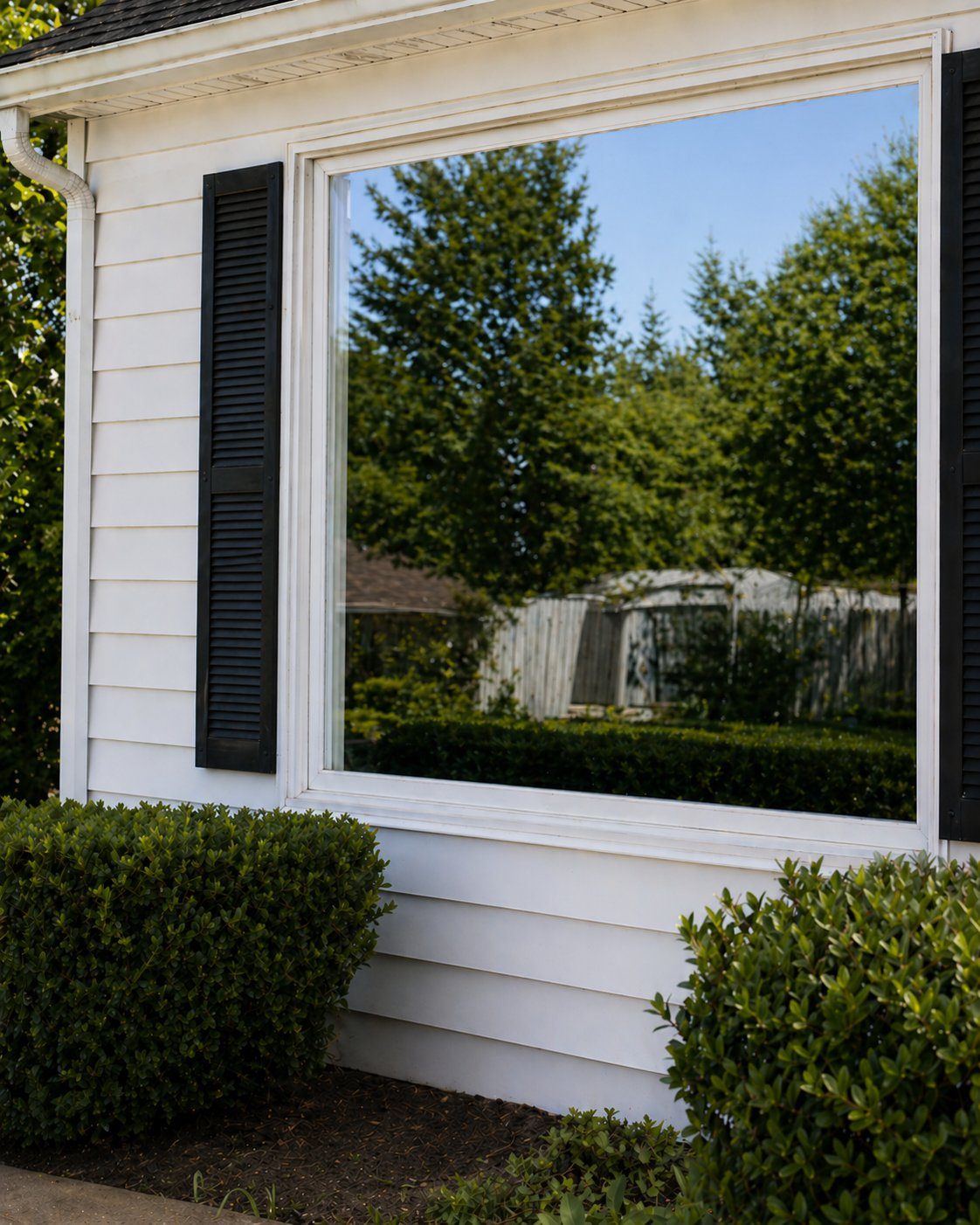 Windows after professional cleaning — streak-free and clear